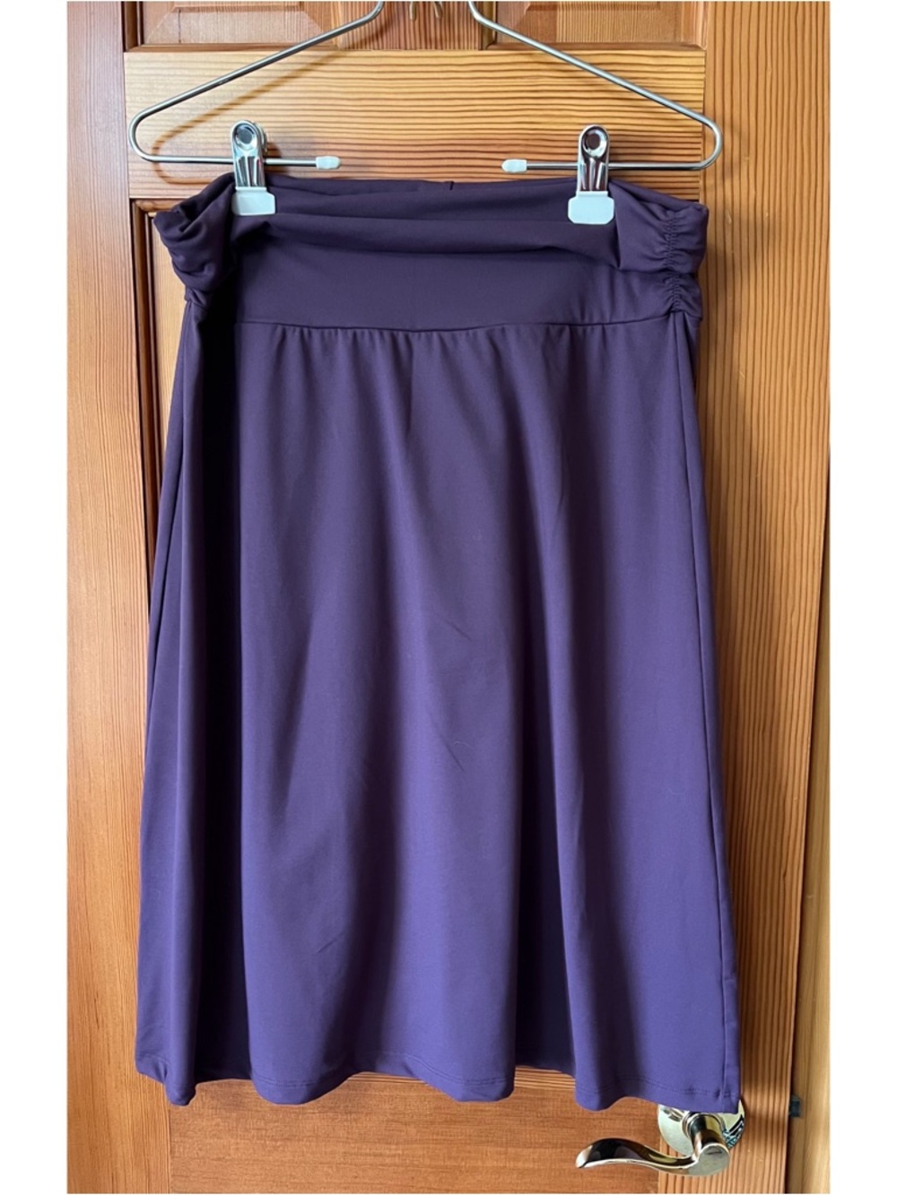 Women’s Plum A-Line Skirt – Comfortable Everyday Style
